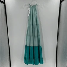 Rhode Women's Julia Maxi Dress with pockets - Eggshell Blue - Small - NWT