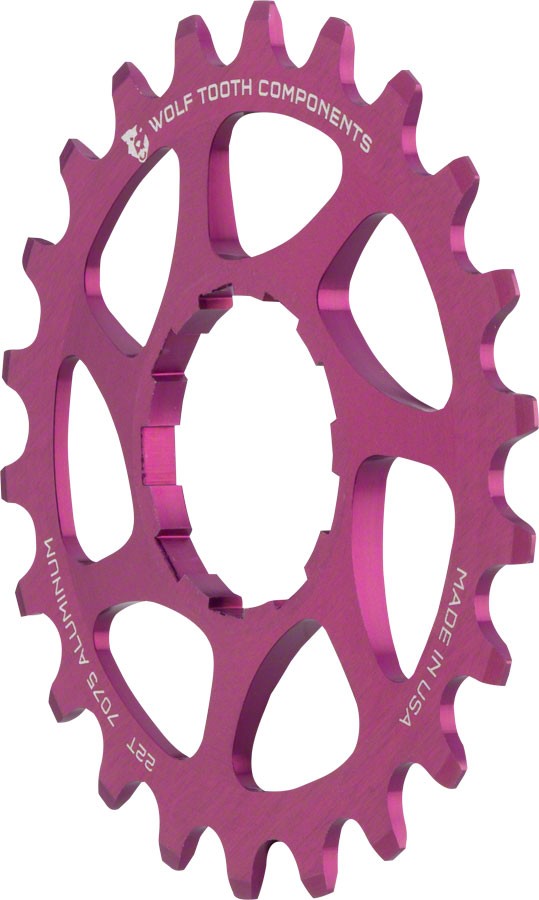 Wolf Tooth 22T Single Speed Aluminum Cog Lightweight 7075-T6 for HG Freehub 10590₽
