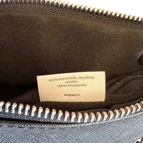 LIZ CLAIBORNE Convertible Crossbody Purse Black Silver Chain Evening Party NEW - Picture 11 of 11