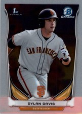 2014 Bowman Chrome Draft #CDP94 Dylan Davis - BB