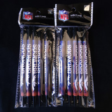 New Football Team Denver Broncos NFL Licensed Lot 10 Pack Black Ink Click Pens