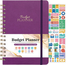 Budget Planner - Budget Book with Bill Organizer and Expense Tracker, 6.1" X 8.2
