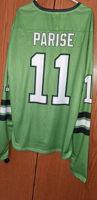 #ad NWOT Screenprinted Zach Parise North Dakota Fighting Sioux Jersey Mens 2XL🏒🔥🏒 $38.41
