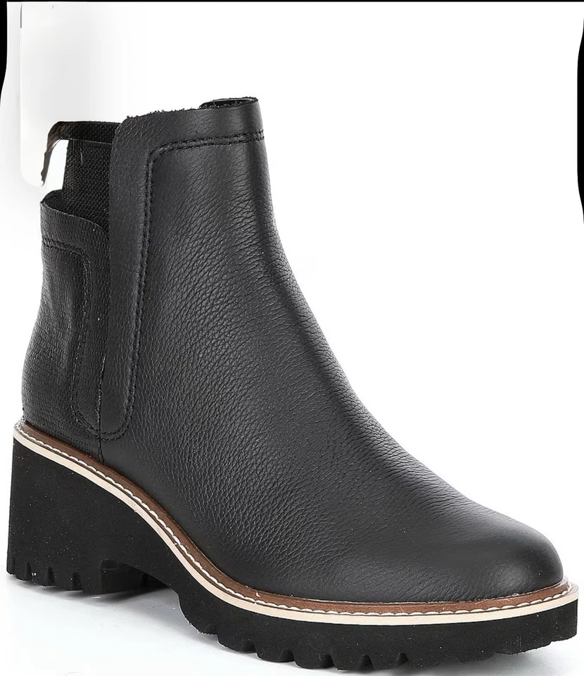 Botines Dolce Vita Huey H2O con suela de cuero resistente al agua, talla 8,5 nuevos con etiquetas Foto 3 de 4