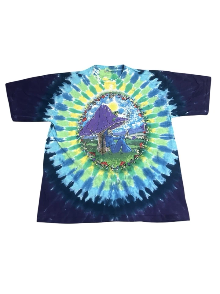 Camiseta Ponto Único Liquid Blue Vintage 2000 Mushroom Haven Tamanho XL - Imagem 2 de 4