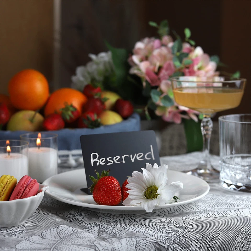 Set of 10 Small Chalkboard Signs 3x4 inches - Food Signs for Party Buffet, Mi... - Image 2 of 4