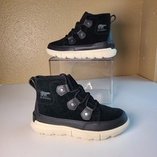 Sorel Explorer II Joan Short in black/fawn, youth size 5.5Y