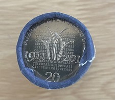 2011 Twenty Cents International Women's Day Uncirculated Roll