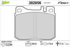 VALEO BREMSBELÄGE SATZ VORNE passend für MERCEDES-BENZ 123 S-KLASSE SL VW LT 