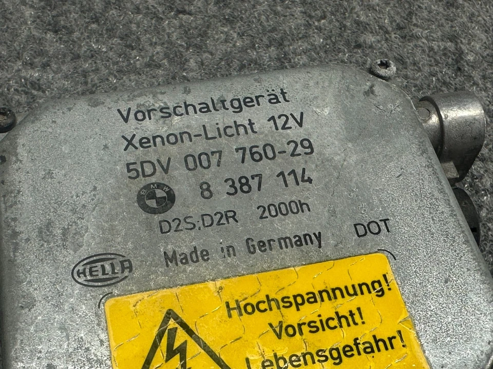 97-03 BMW E39 525i 528i 530i 540i M5 balastro de xenônio módulo de unidade de controle HID fabricante de equipamento original - Imagem 4 de 4