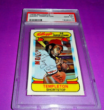 ⚾ 1978 KELLOGGS CERAL #31 GARRY TEMPLETON CARDINALS PADRES PSA 10 GEM MINT  💥⚾