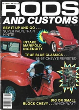 Hi-Performance Rods and Customs Magazine, Issue #3, 1982 / 55 -57 Chevys