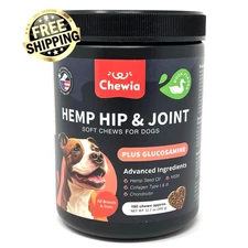 Glucosamine for Dogs Hip and Joint Supplement for Dogs Chondroitin 180 Chews