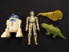 STAR WARS LOT OF (4) VINTAGE KENNER ACTION FIGURES 12" C-3PO ELECTRONIC R2-D2