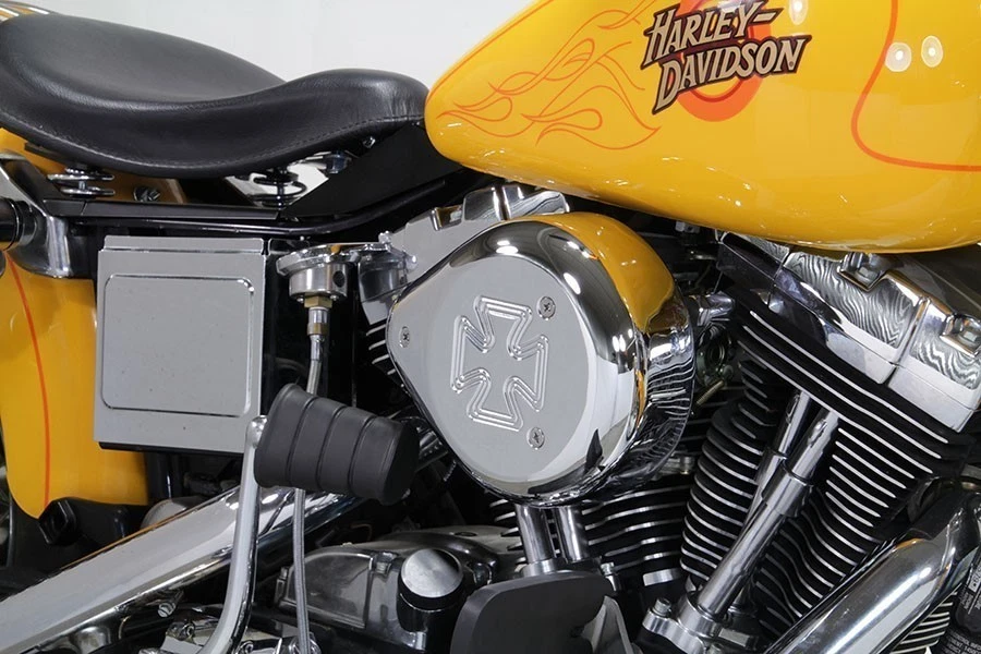 Conjunto de filtro de aire V-Twin 34-1614 cromo maltés Wyatt Gatling Foto 2 de 4