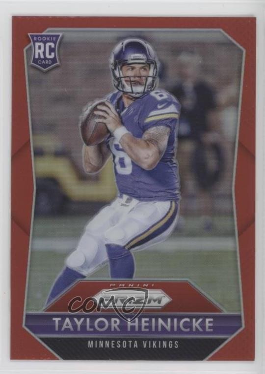 2015 Panini Prizm Rookies Red Prizm Taylor Heinicke #288 Rookie RC 12lp