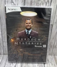 MURDOCH MYSTERIES Season 18 DVD Acorn TV 6 Discs New Sealed