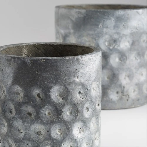 Cyan Design 11053 Potomac Pewter Gray Planter, Large - Picture 4 of 8