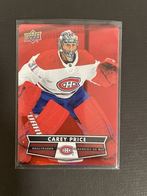 Carey Price 2021-22 UD Tim Hortons Hockey Red Die-Cut DC-48 Montreal Canadiens