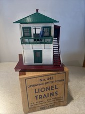LIONEL POSTWAR 445 OPERATING SWTCH TOWER