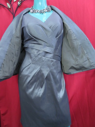Alexon Gold Noir Collection Occasional wedding Jacket & dress UK 22 NWT - Picture 4 of 12