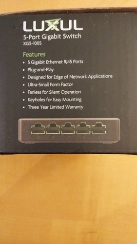 Luxul 5 Port Gigabyte Switch XGS-1005 - Picture 2 of 2