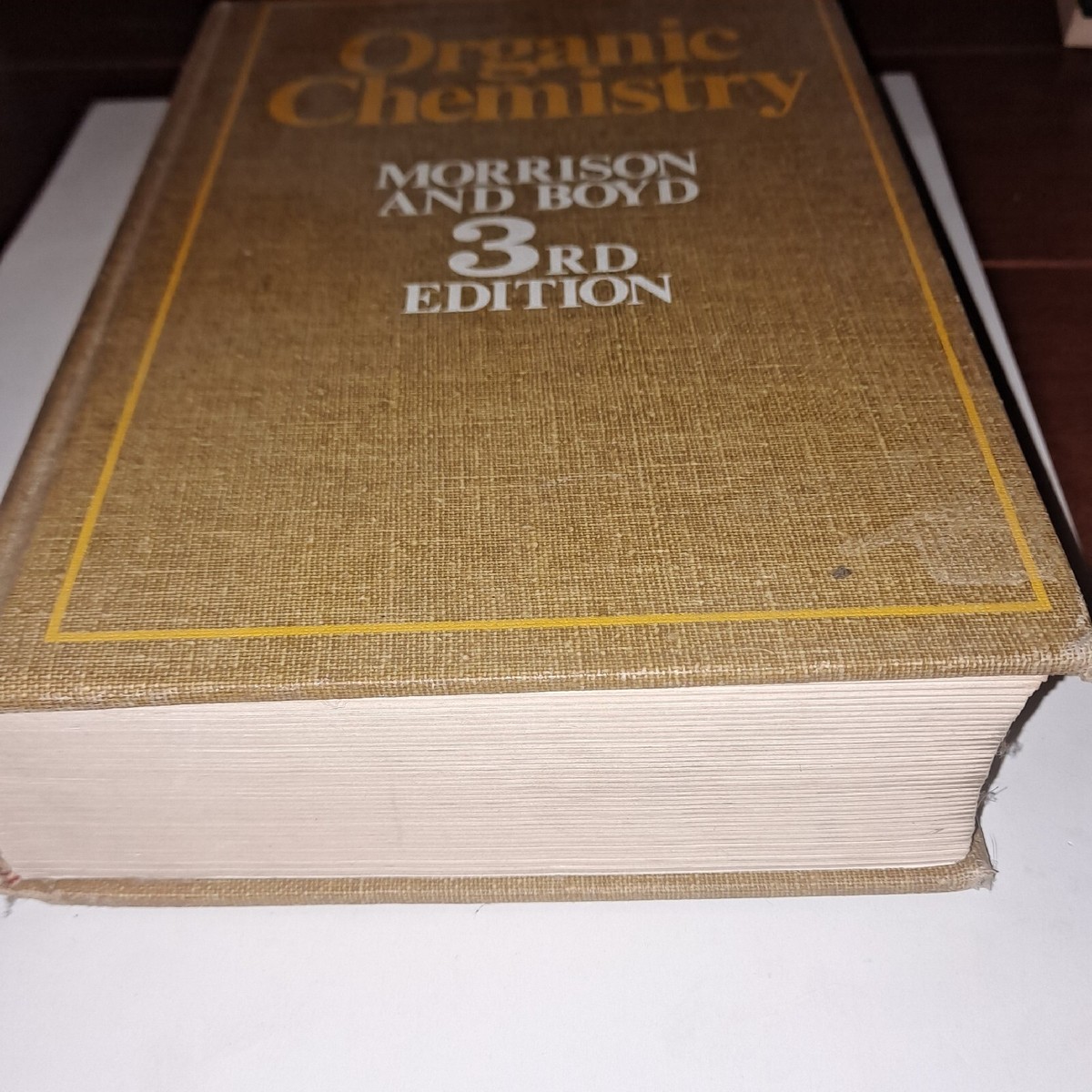 ORGANIC CHEMISTRY STUDY GUIDE 3rd Ed. 1973 R.T. MORRISON & R. N.