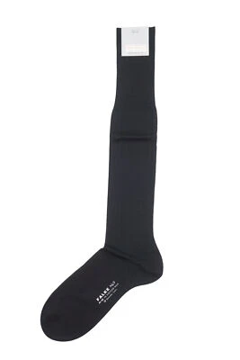 FALKE No.9 Herren Strümpfe 45-46 schwarz black Fil D'Ecosse 100% Baumwolle NEU - Bild 1 von 4