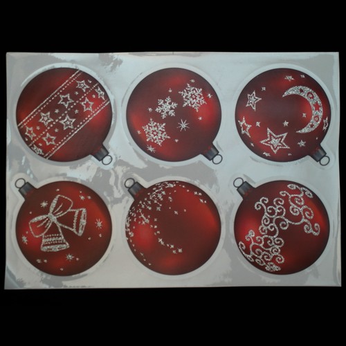 Pegatinas de ventana de chuchería se adhieren reutilizables decoraciones de Navidad calcomanía rápida simple - Imagen 10 de 27