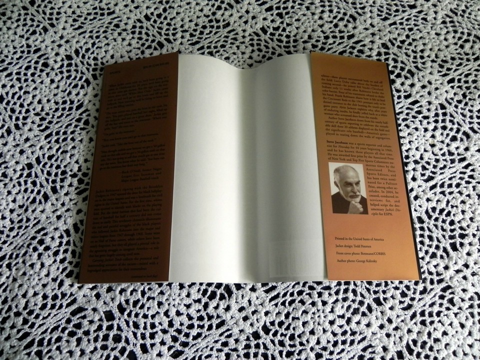 Carrying Jackie's Torch by Steve Jacobson SIGNED Newsday Baseball