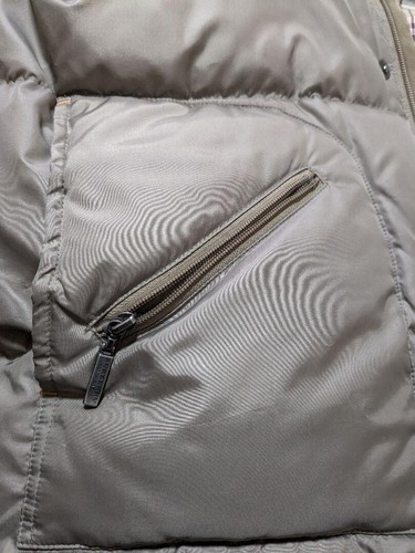 BURBERRY BLACK LABEL hooded down jacket Gray size L Used - Picture 12 of 17