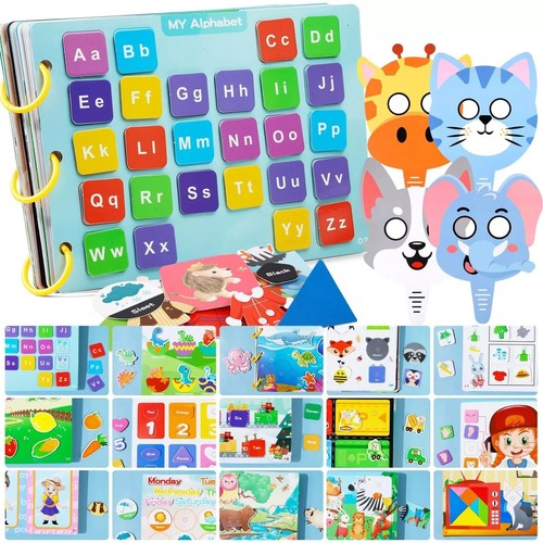 29 Newest Busy Book Themes - Activity Binder/Toys for Toddlers, Ideal for Early - Picture 5 of 9