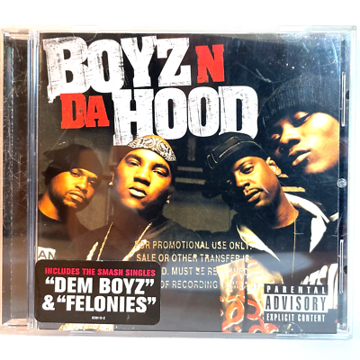 BOYZ N DA HOOD: SELF-TITLED / BACK UP IN DA CHEVY (CD) Promo - Hip