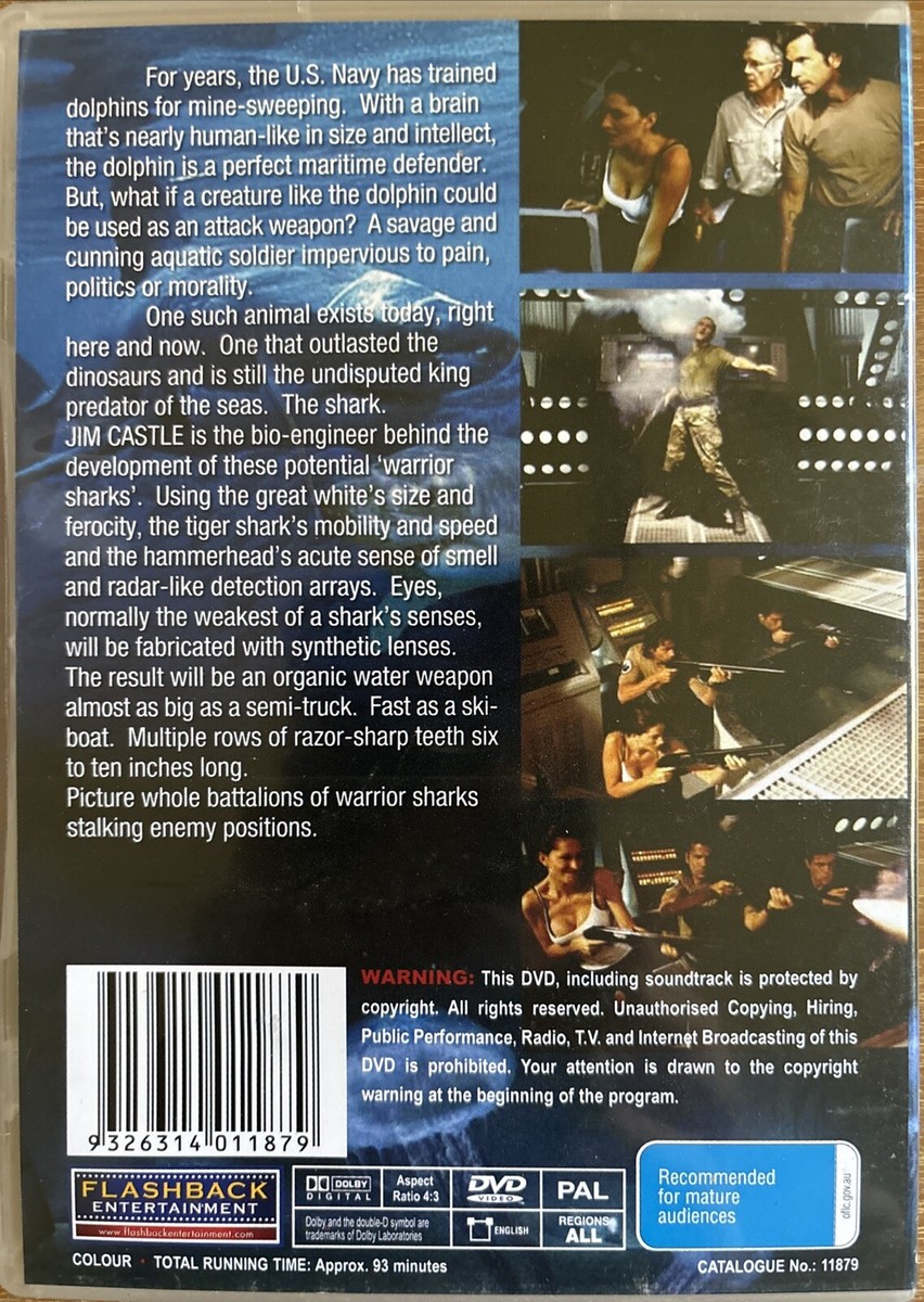 DVD: Dark Waters - 2003 Horror Action, Bioengineered Created