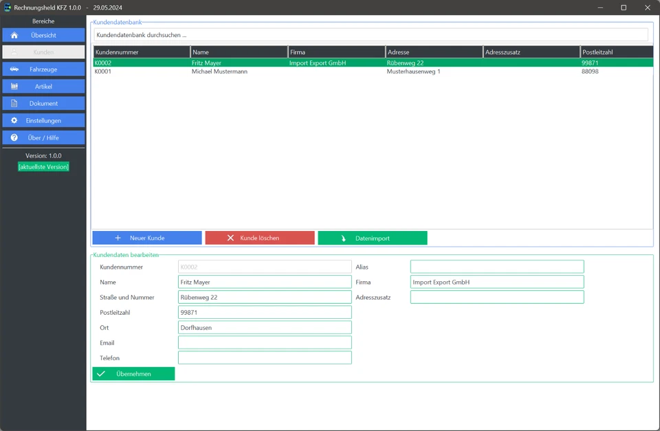 KFZ PDF Rechnungsprogramm, Werkstatt Software, Autowerkstatt Programm, Pkw - Bild 4 von 4