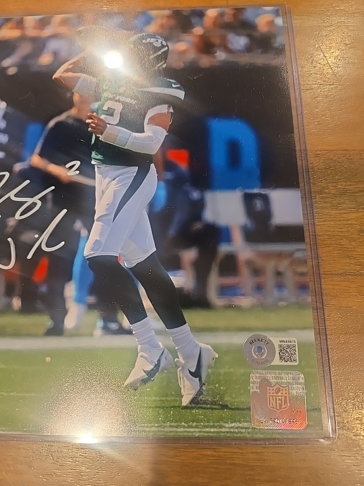 Zach Wilson Signed 8x10 Photo New York Jets Beckett eBay