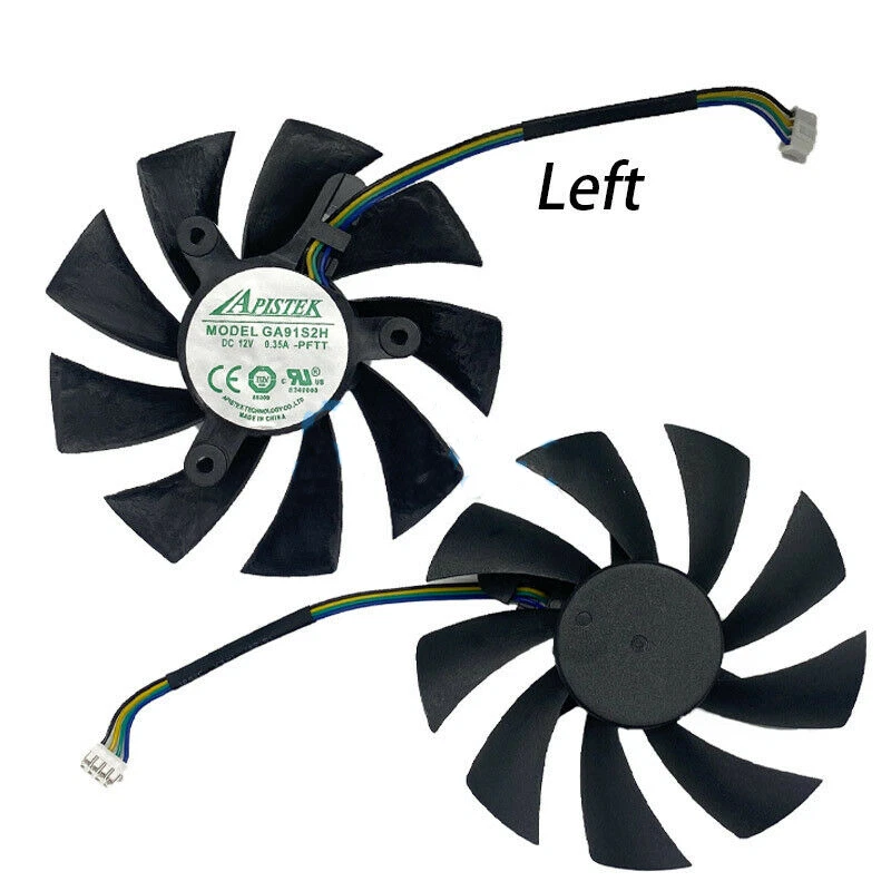Graphics Card Cooler Fan PLA09215B12H For Lenovo / Dell RTX 3060 3070 3080 3090 - Image 2 of 4