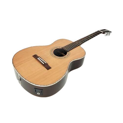 Haze Acoustic Guitar Parlor Body LotusCREQ - Picture 16 of 19