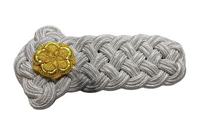 Schulterkordel Lord-Lieutenant (Stellvertreter) Silber Schulterklappenbrett und Rosenabzeichen