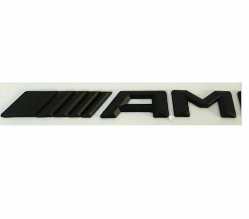 1X NEW BLACK S A.M.G TRUNK BADGE FENDER EMBLEM CHROME FIT ALL CARS DECAL - Foto 5 di 6