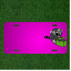 Custom Personalized Car License Plate With Add Names To Raccoon Animal Mammal