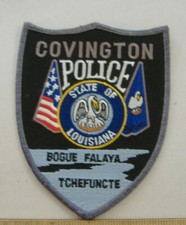 COVINGTON POLICE LOUISIANA FABRIC PATCH
