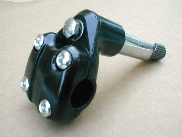 NOS BMX WIN DURABULL VORBAU SCHWARZ 21.2mm SCHAFT ALTE