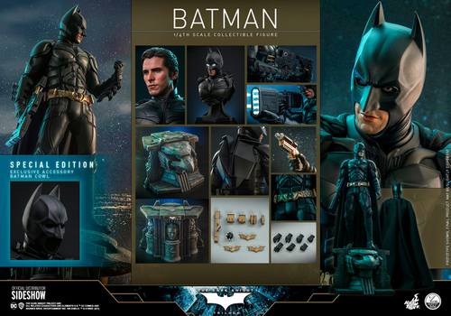 *RARE* Hot Toys The Dark Knight Batman (Special Edition) 1/4 scale figure OVP - Bild 24 von 24