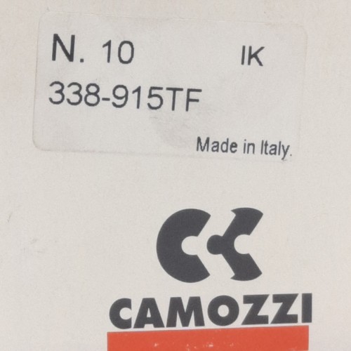 Camozzi 338-915TF Pneumatic Spring Return Manual Valve 1/8" NPTF, 3/2-Way, 10bar - Picture 2 of 6