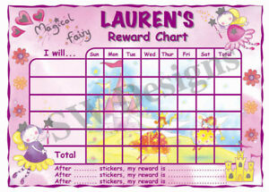 Free Fairy Reward Chart