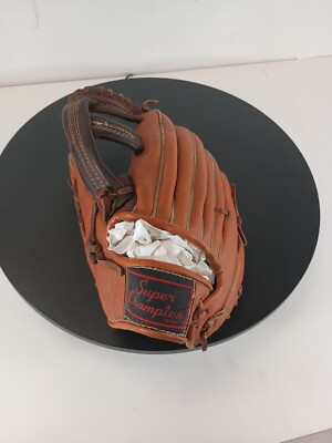 #ad #ad BASEBALL GLOVE Vintage Super Champion Professional Model 37005 $22.78