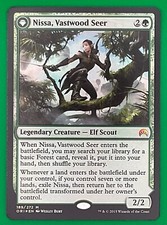 MTG - FOIL Nissa, Vastwood Seer / Sage Animist - Origins - Near Mint MAGIC CARD
