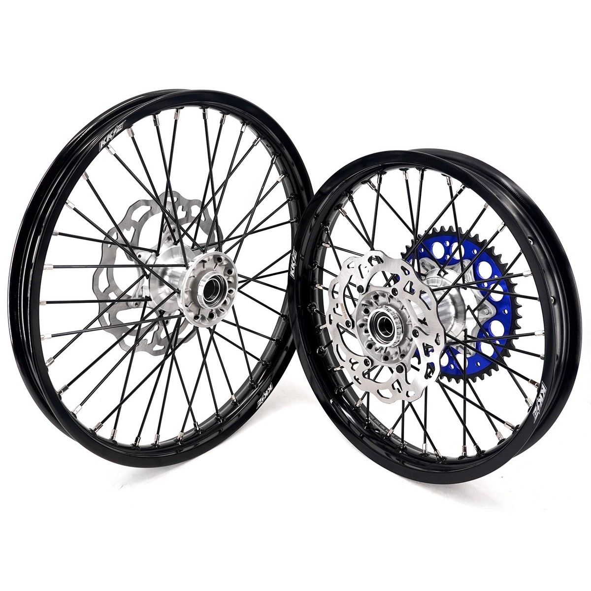 KKE 21/19in Cast Wheels Blue Fit Husqvarna TE TC FX FC 250 350 450