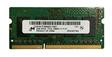 Micron Technology 2GB DDR3 MT4KTF25664HZ-1G6E1 Notebook Ram Memory